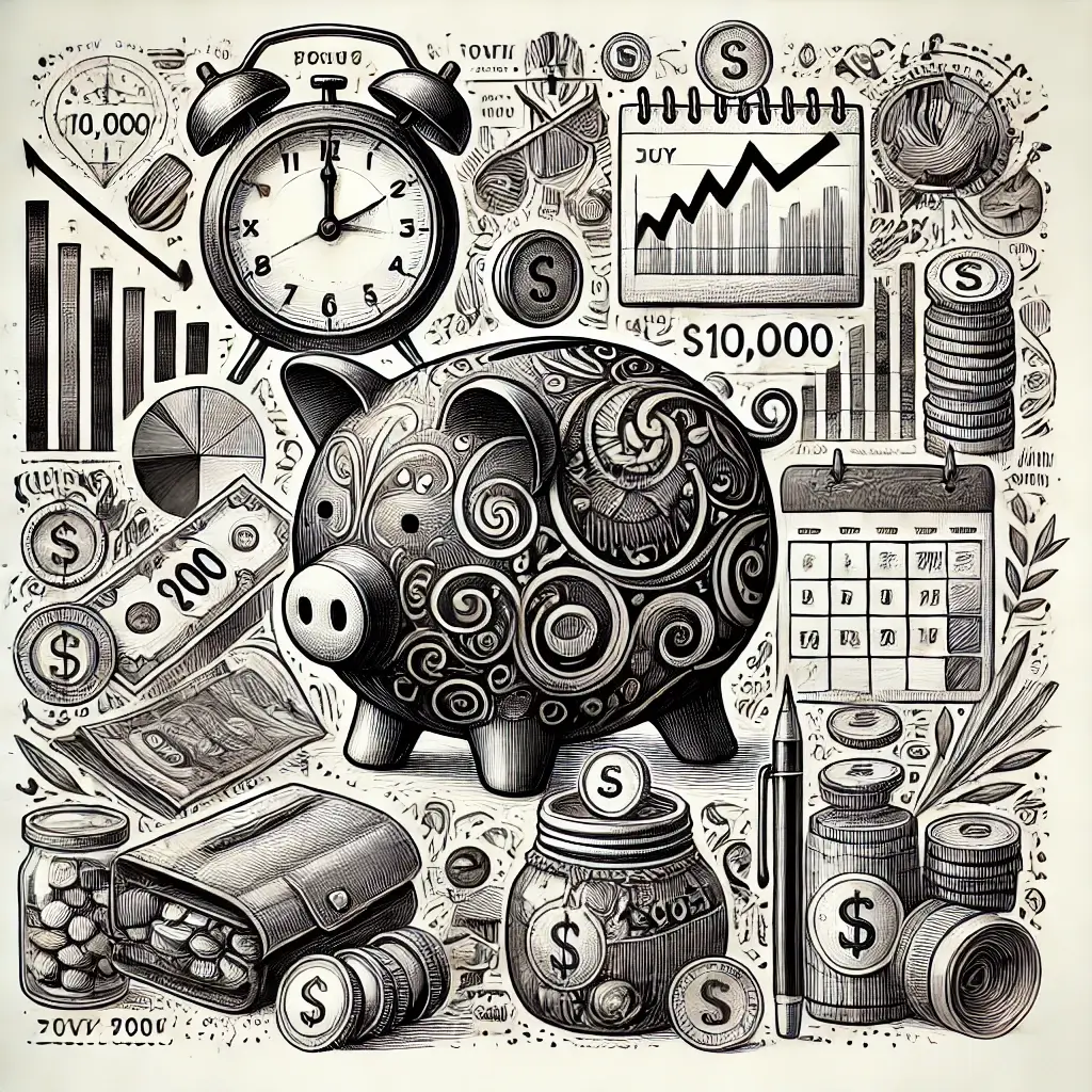 How to Save $10,000 in a Year: A Month-by-Month Plan