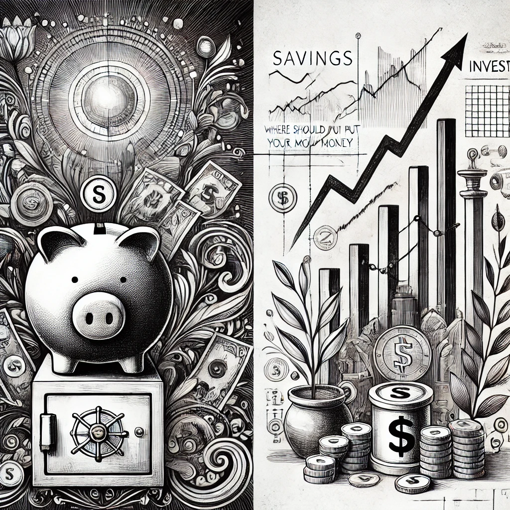 Savings vs. Investing: Where Should You Put Your Money?